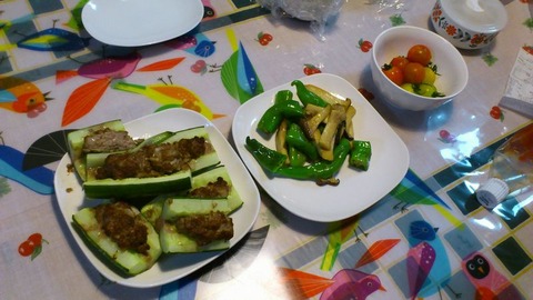 晩飯20140818