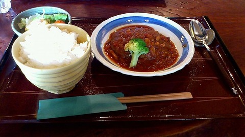 美渓 ハンバーグセット