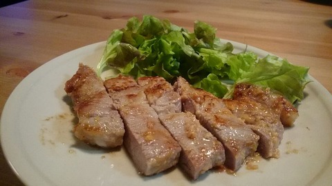 豚のみそ漬け焼き