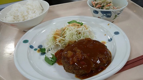 ハンバーグカレートマトソース