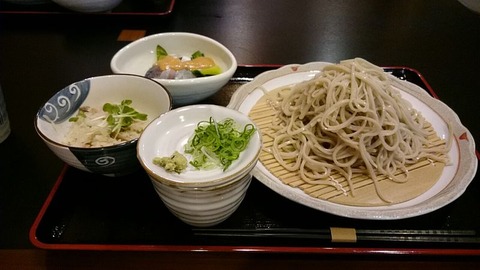 蕎麦切り定食