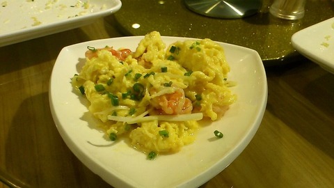 海老と玉子の炒め物