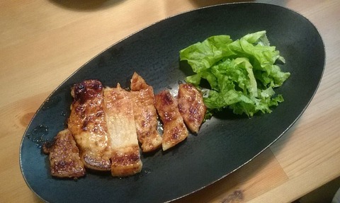 豚のみそ漬け焼き