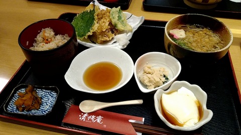 揚げたてサクサク鶏天膳