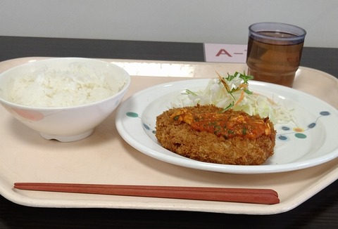 ビッグミンチカツ チーズトマトソース