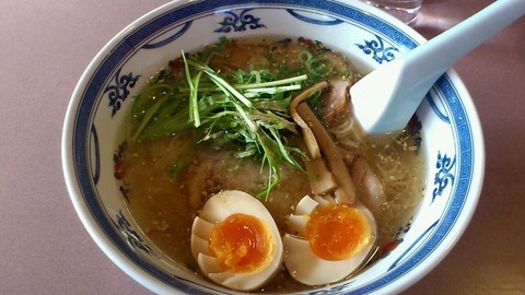 味玉入り極上塩らーめん