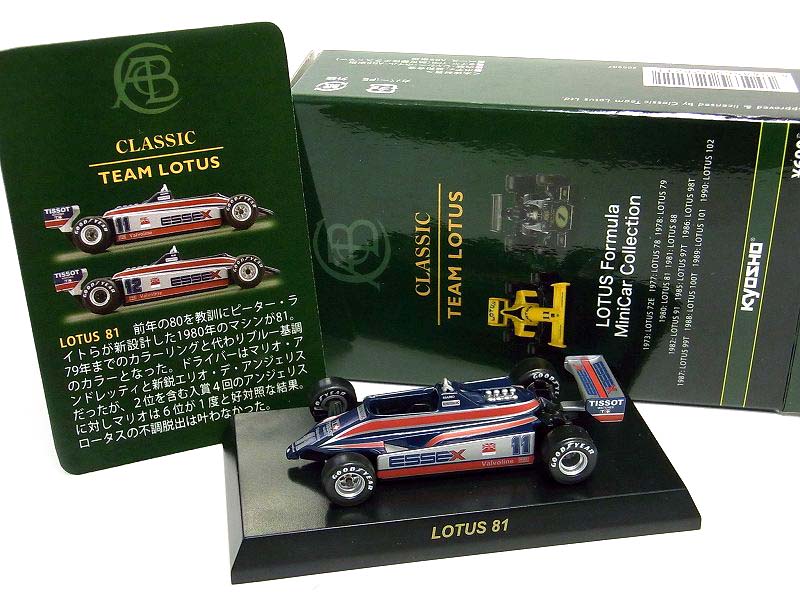 KYOSHO/京商 LOTUS 81【ロータスフォーミュラーミニカー