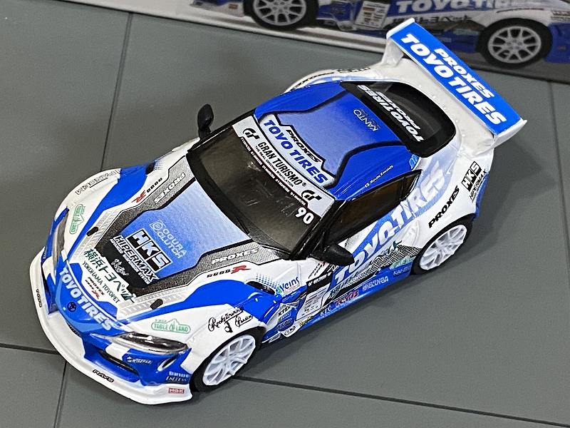 MINI GT MGT00233-D1 Pandem Toyota GR Supra V1.0 Team TOYO