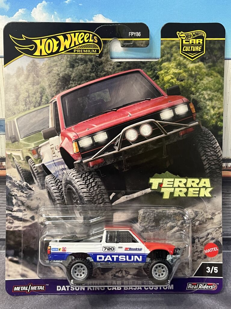 ホットウィール  DATSUN 720 ミニカー 8個セット Amazon.co.jp: ホットウィール PREMIUM DATSUN KING CAB BAJA