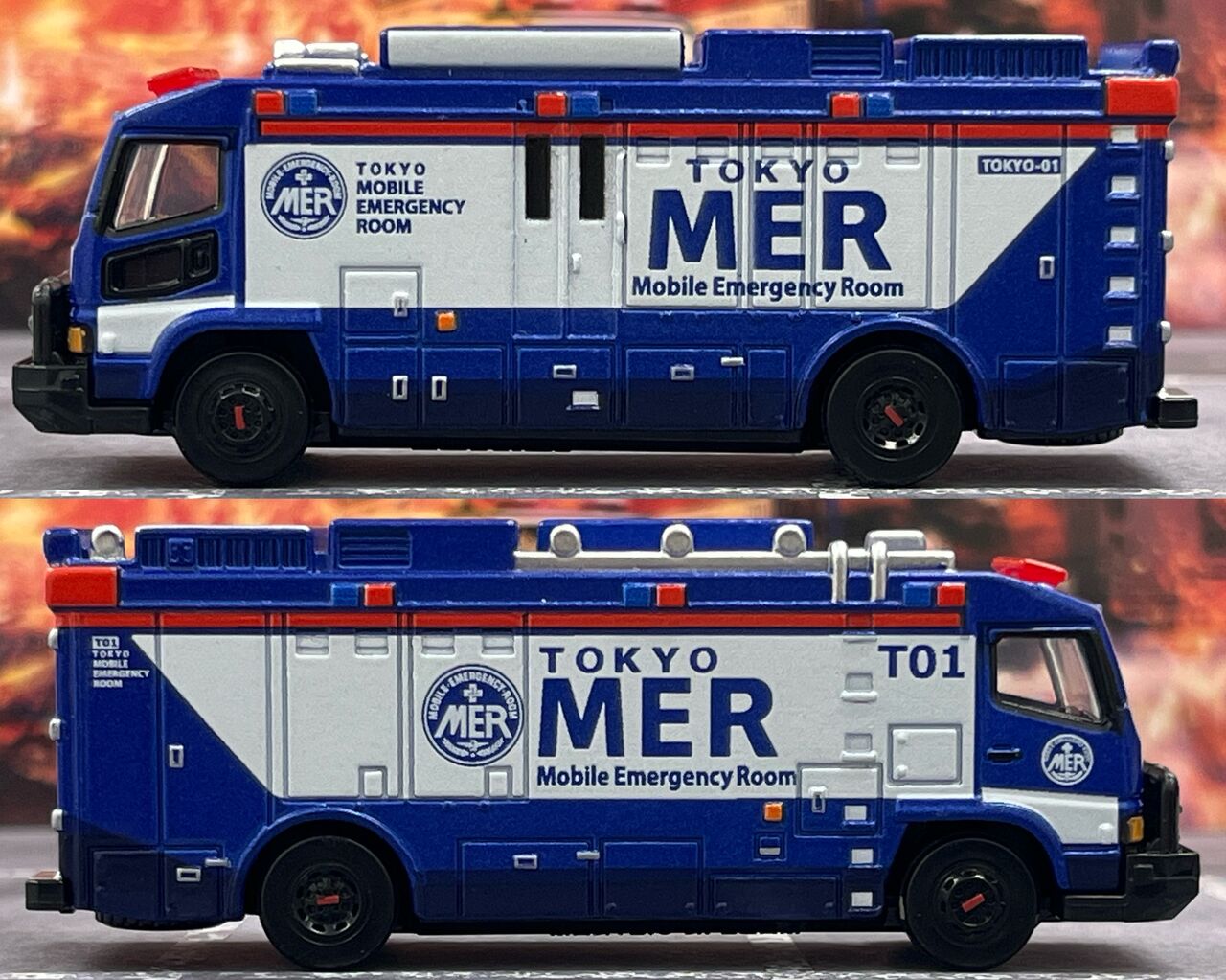 トミカ TOKYO MER ER CAR (T01) 2台 トミカ TOKYO MER ER CAR T01 2台 東京MER TOKYO MER ERカー（T01）|