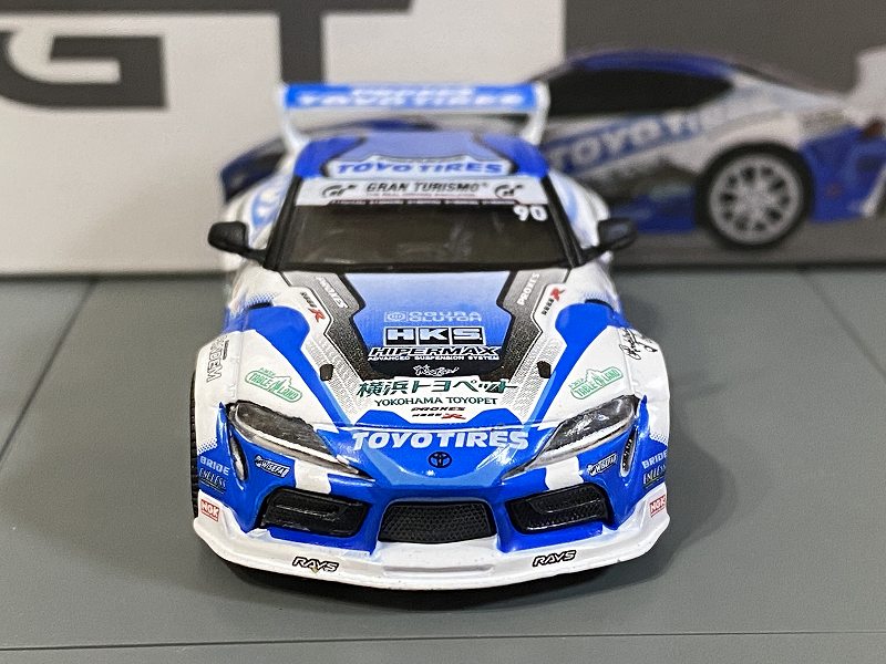 MINI GT 233 Pandem Toyota GR Supra V1.0 Team TOYO TIRES