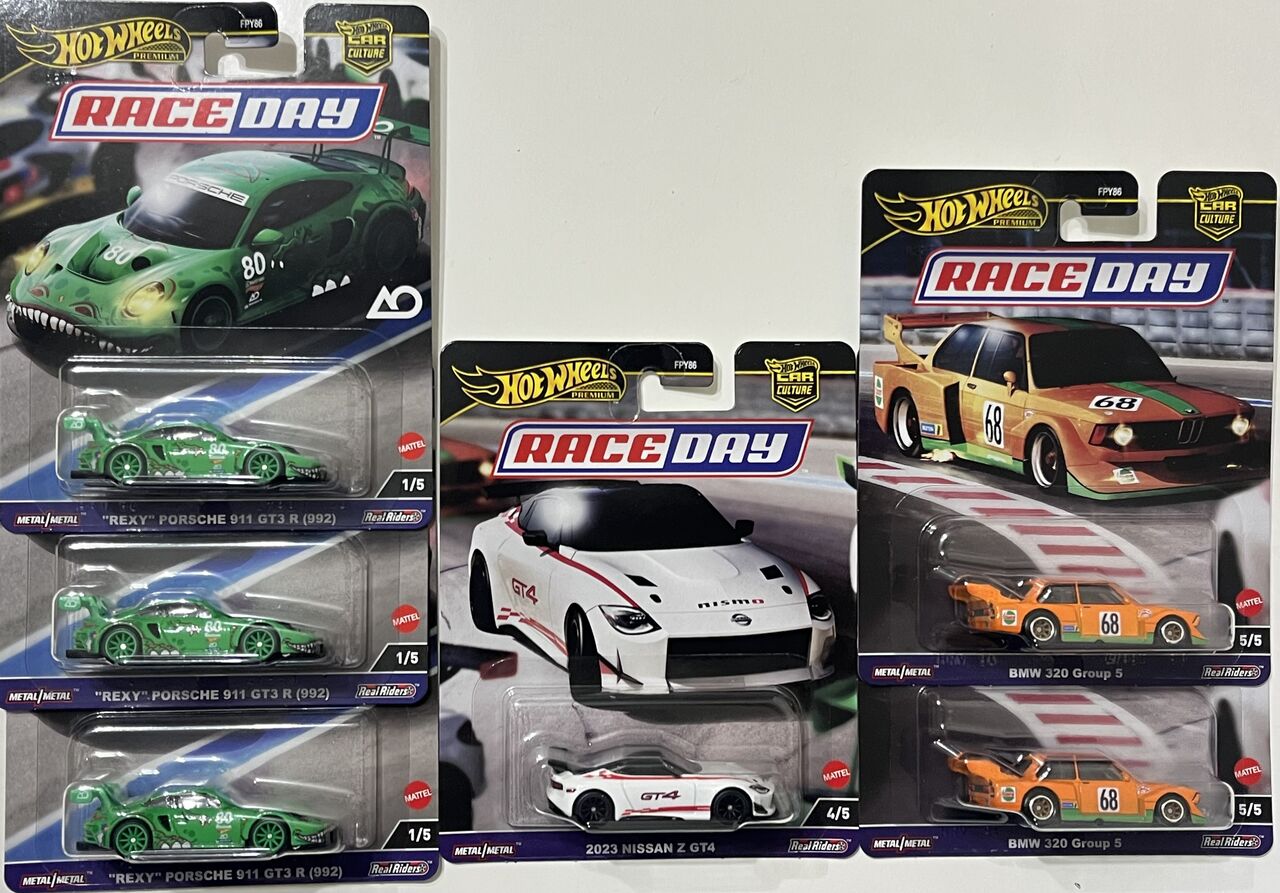 ホットウィール レースデイ ポルシェ 911 GT3 R レキシー 10台⑥