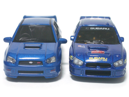 コナミ 国産車名鑑 第1巻『No.004スバル インプレッサWRX