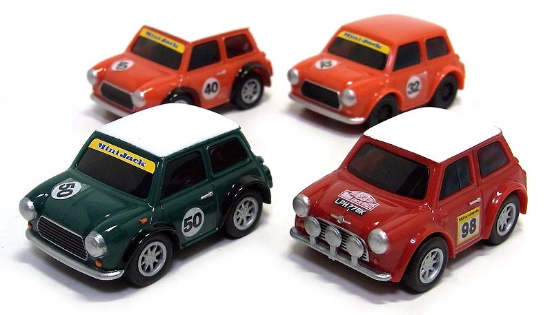 ミニジャック　プルバックカー　全種類20台セット プルバックカーコレクションDX 20台セット : おもちゃの三洋堂