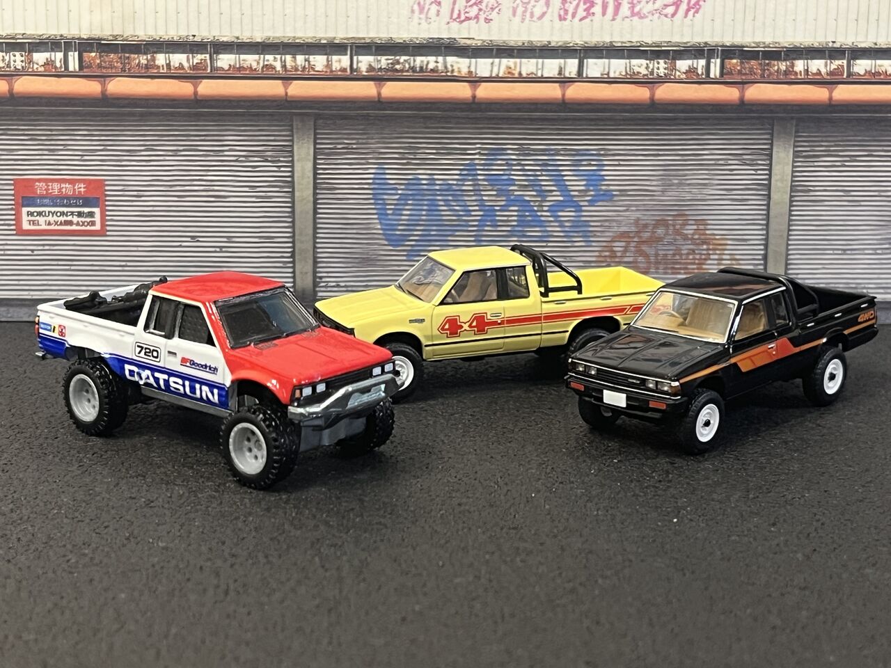 LV-N321a ニッサン トラック 4X4 キングキャブ（黄）北米仕様