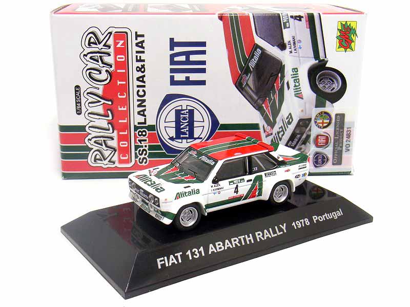 1:18 Kyosho Fiat 131 Abarth Rally Alitalia #4 Rally de