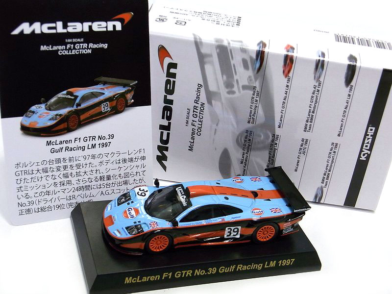 1/43 Minichamps McLaren F1 GTR #41 Gulf Team Davidoff Le