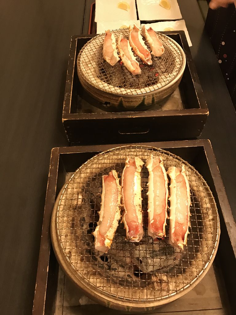 北海道旅行 氷雪の門 蟹 蟹の刺身 蟹しゃぶ 札幌クラッシックの生 焼き蟹 蒸し蟹 蟹の天婦羅 蟹の雑炊 柚子アイス ススキノ 札幌駅 幸せを生む住まい ひでさんブログ