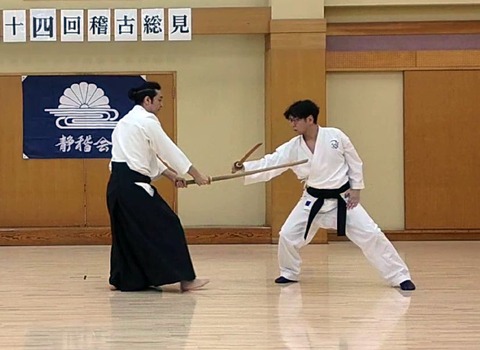 2025年静稽会稽古総見_初伝小太刀_06