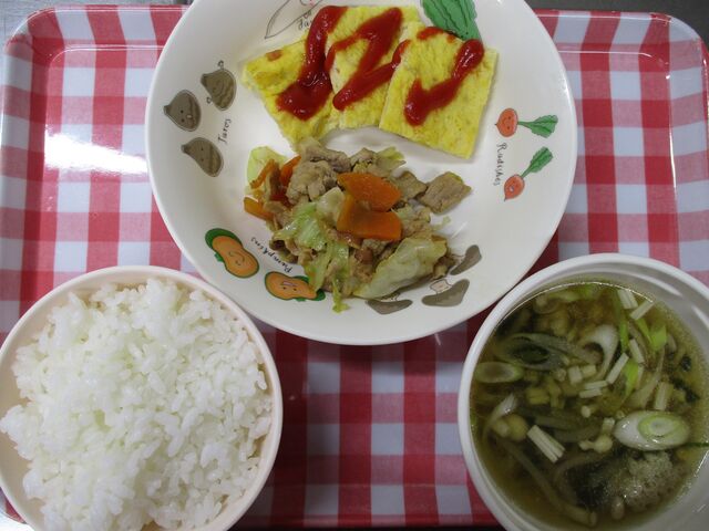 今日は回鍋肉 ホイコーロー かがやけ太陽の子