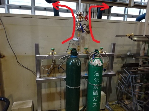 2年がかりの 炭酸ガス集合装置 が完成しました 2 2 東大阪ぎせんこう