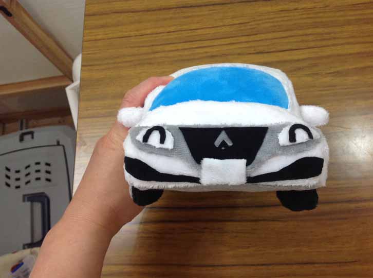 車 ぬいぐるみ トヨタアリオン ヒゲタス衣装