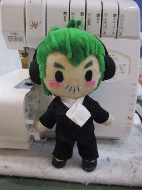 ちーむ2bro おついちさん ぬいぐるみ : ヒゲタス衣装