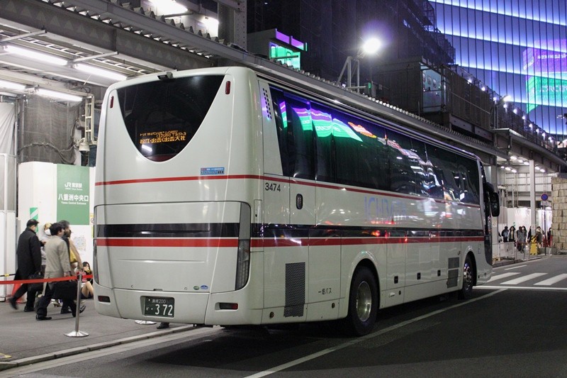 夜行高速バス スサノオ号 乗車記 一畑バス 3474号車 まっこの高速バス乗車記 夜行高速バス スサノオ号 乗車記 一畑バス 3474号車 まっこの高速バス乗車記