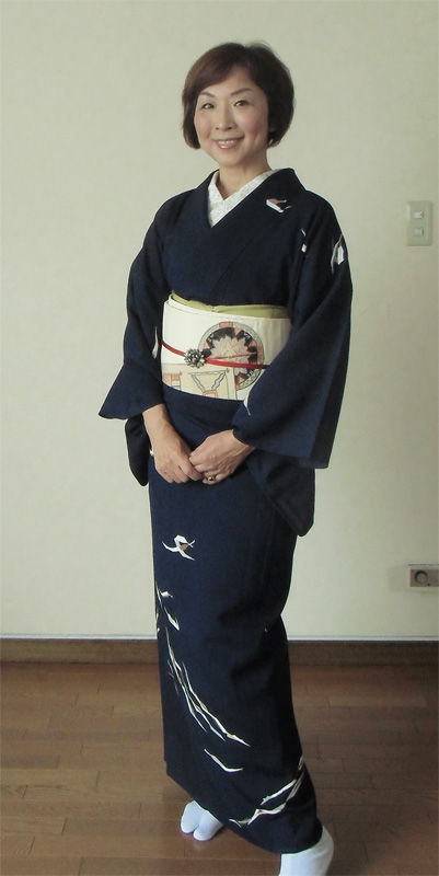 選んだのは紺の付下げ : はんなりくらぶ 