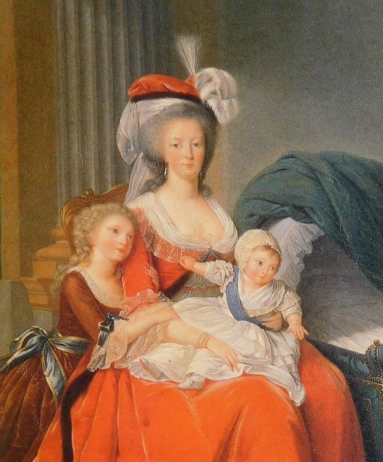 王妃マリー アントワネットと子供たち ヴィジェ ルブラン作 サロン マリー アントワネット