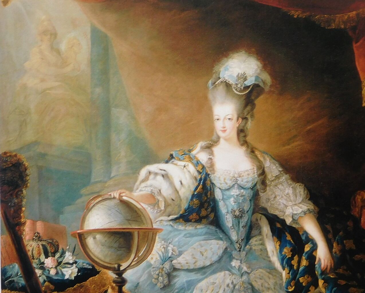 ダゴティ画 地球儀を持つ絵など : サロン・マリー・アントワネット