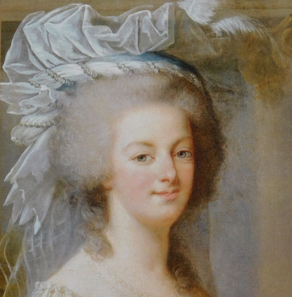 王妃マリーアントワネット絵画美品 フランス王妃マリー・アントワネット（1755-1793）の肖像