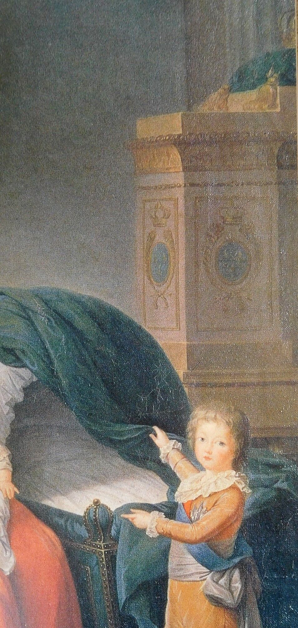 ヴェルサイユ宮殿でマリー・アントワネットの肖像画を描くゴーティエ