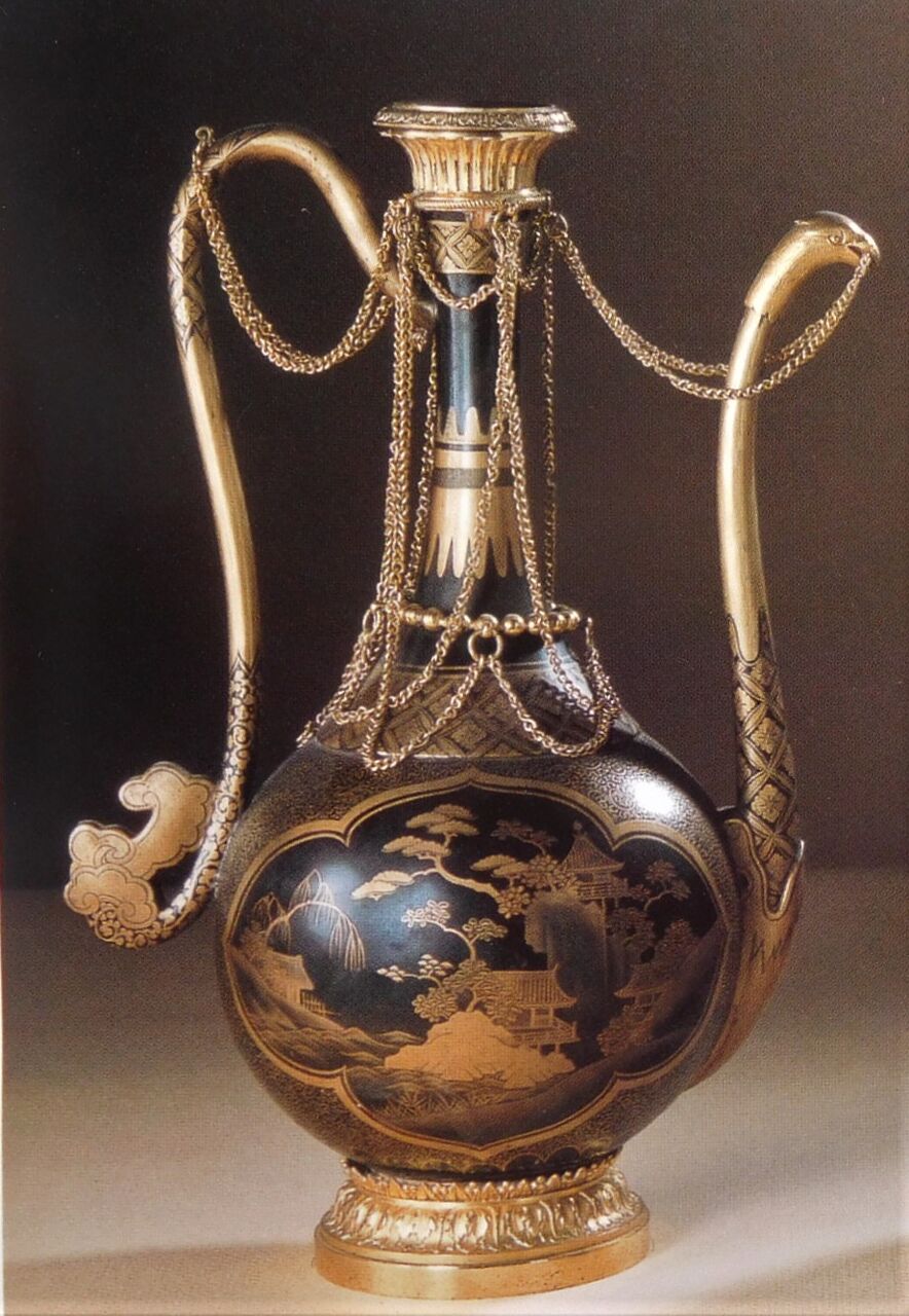 楼閣山水蒔絵水注 一対 ルーブル美術館 通番2 MR380.84 : サロン
