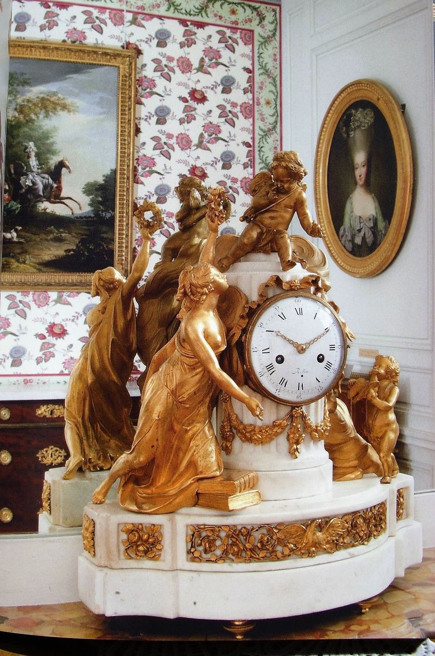 ●マリー・アントワネット 置き時計 インテリア ヴィンテージ 装飾 時計 置時計 5点 : サロン・マリー・アントワネット
