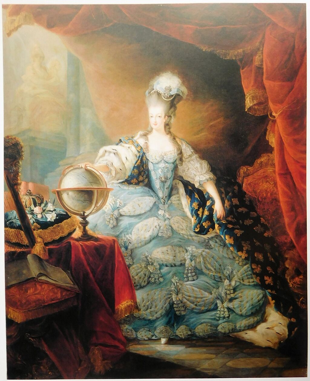 ダゴティ画 地球儀を持つ絵など : サロン・マリー・アントワネット