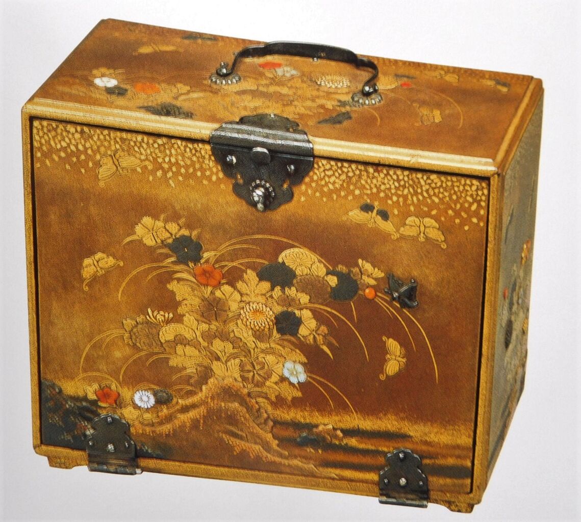 ♦金彩蒔絵 老松に山水秋景色図文様 香炉 香道具 ヴィンテージ 時代物 骨董品 秋草蒔絵香箪笥 通番32 MR380.77 ギメ美術館 : サロン