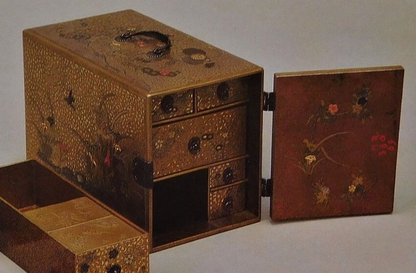四季花鳥蒔絵提箪笥 通番26番 MR380.69 ギメ美術館 四季花鳥蒔絵提箪笥 通番26番 MR380.69 ギメ美術館