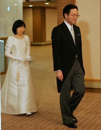 紀宮様から 黒田清子さんへ 吹流し