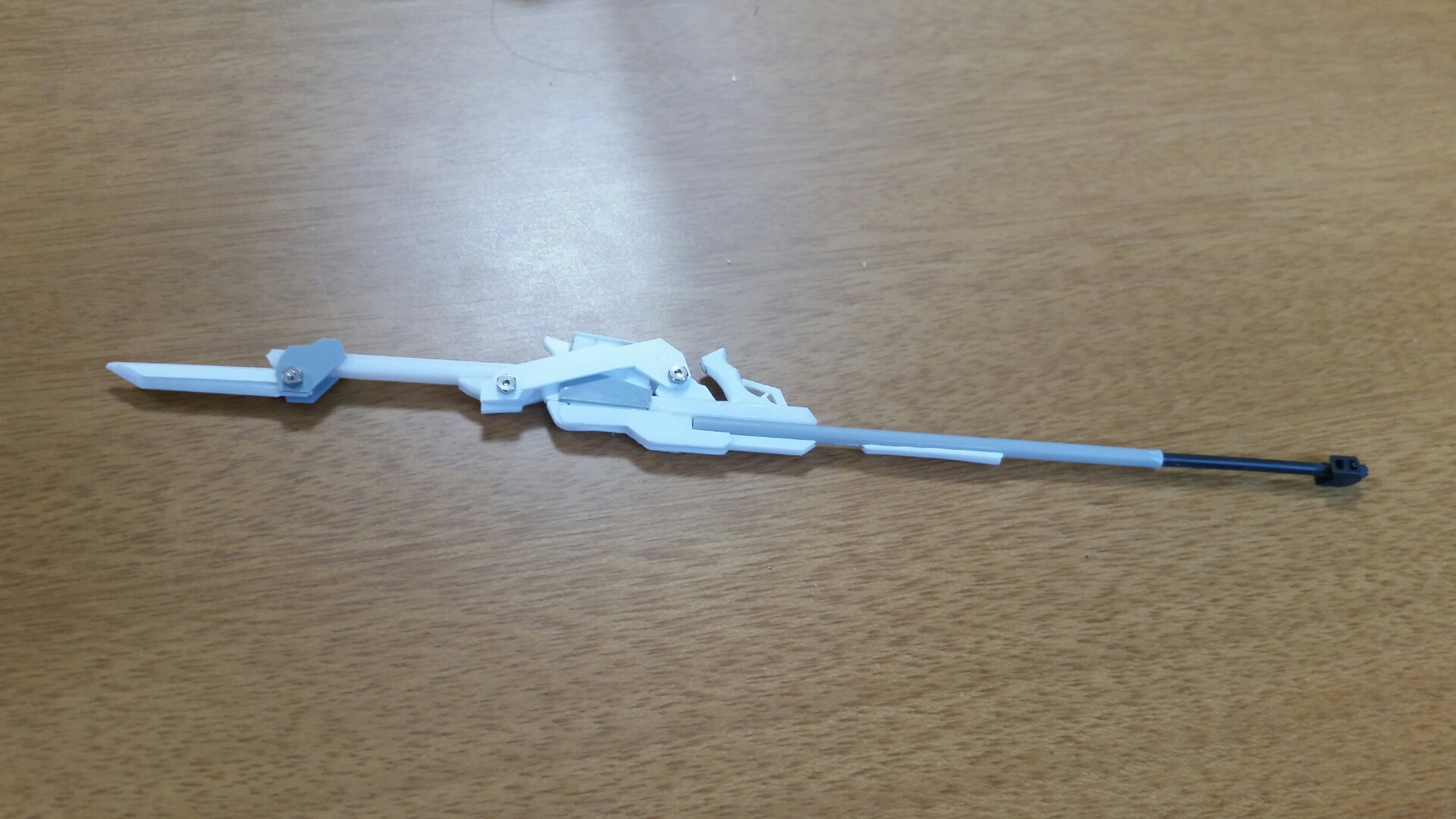 アンチマテリアルライフルと槍の複合武器製作 完成 柊伽工造のｱﾄﾘｴ