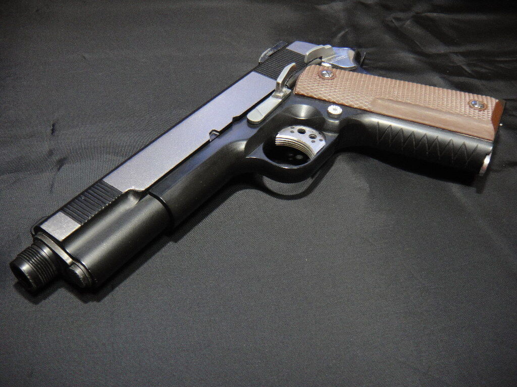 WA スネークマッチ　1911 グリップ　木製　ガスガン メタルギア　マルイ メタルギアソリッド スネークマッチ M1911 WA ガスブローバック