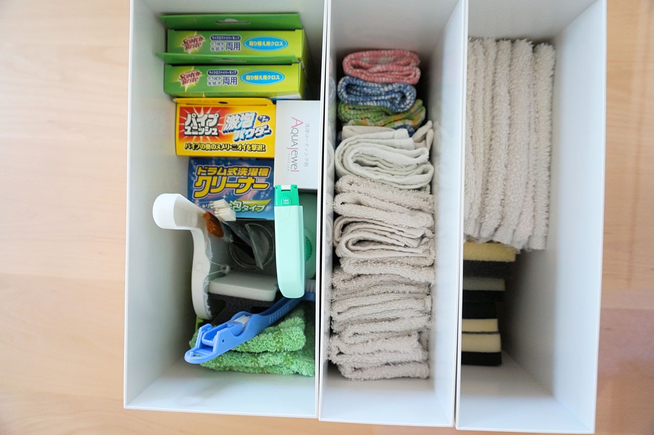 無印良品 ウエスの収納 ここちよい空間と