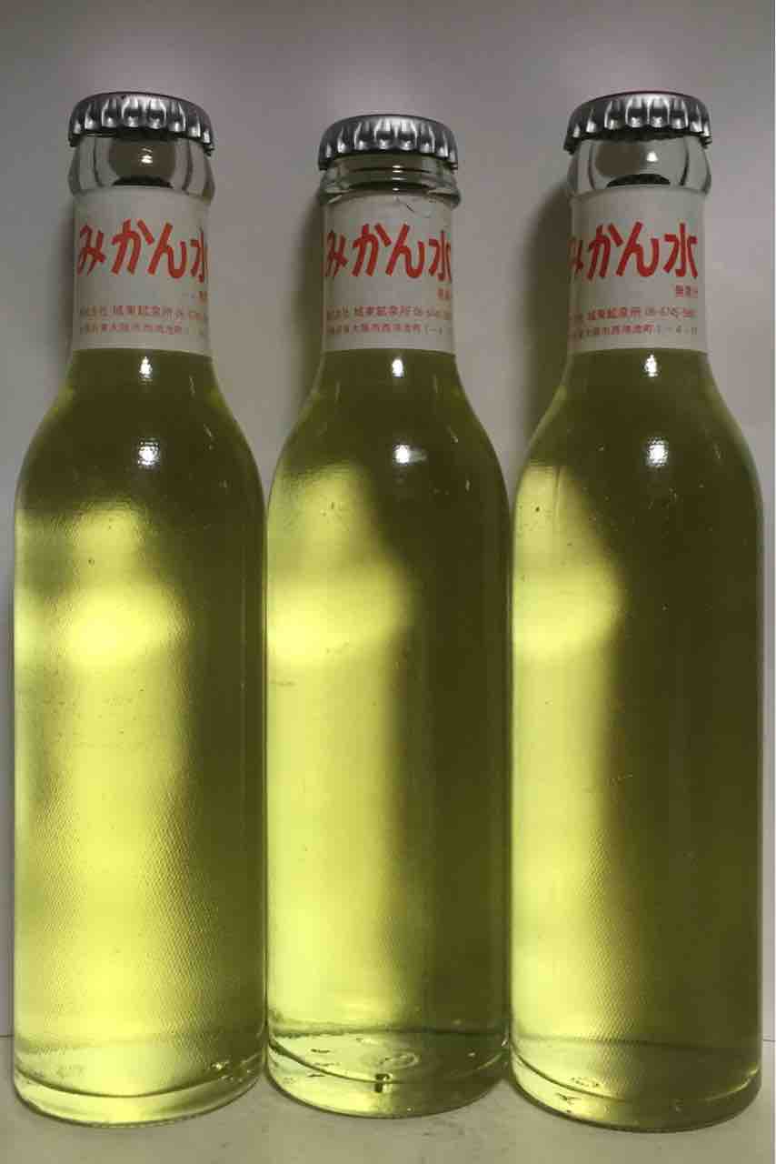 みかん水 (改訂版) 河内食品(2019年10月末に廃業により終売) : レトロ