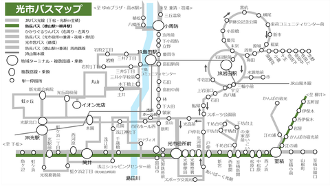 防長バス室積線_路線図