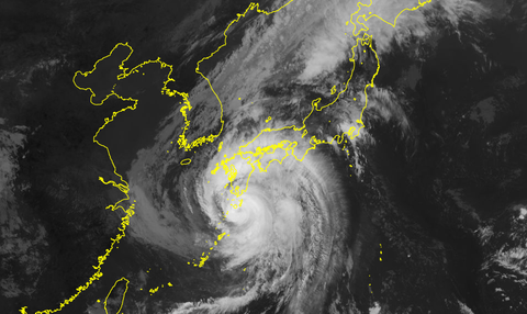 気象庁台風14号気象衛星ひまわり11時00分ごろ20220918
