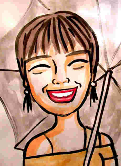 似顔絵 渋谷凪咲 アアト日曜画家