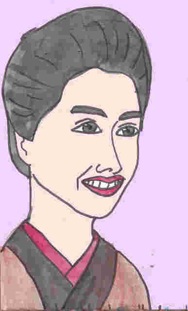 似顔絵 五代友厚 ディーン フジオカ 白岡あさ 波瑠 アアト日曜画家