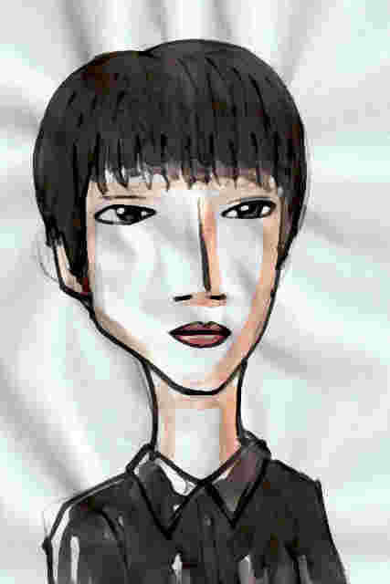 似顔絵 窪田正孝 アアト日曜画家