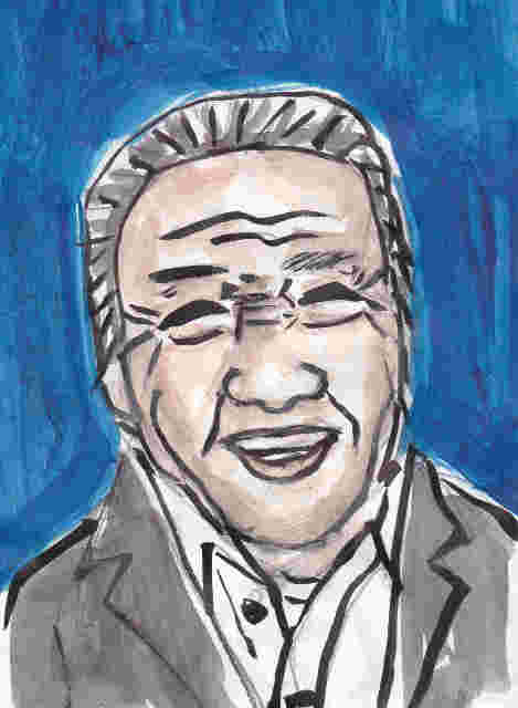 似顔絵 鳥羽一郎 アアト日曜画家