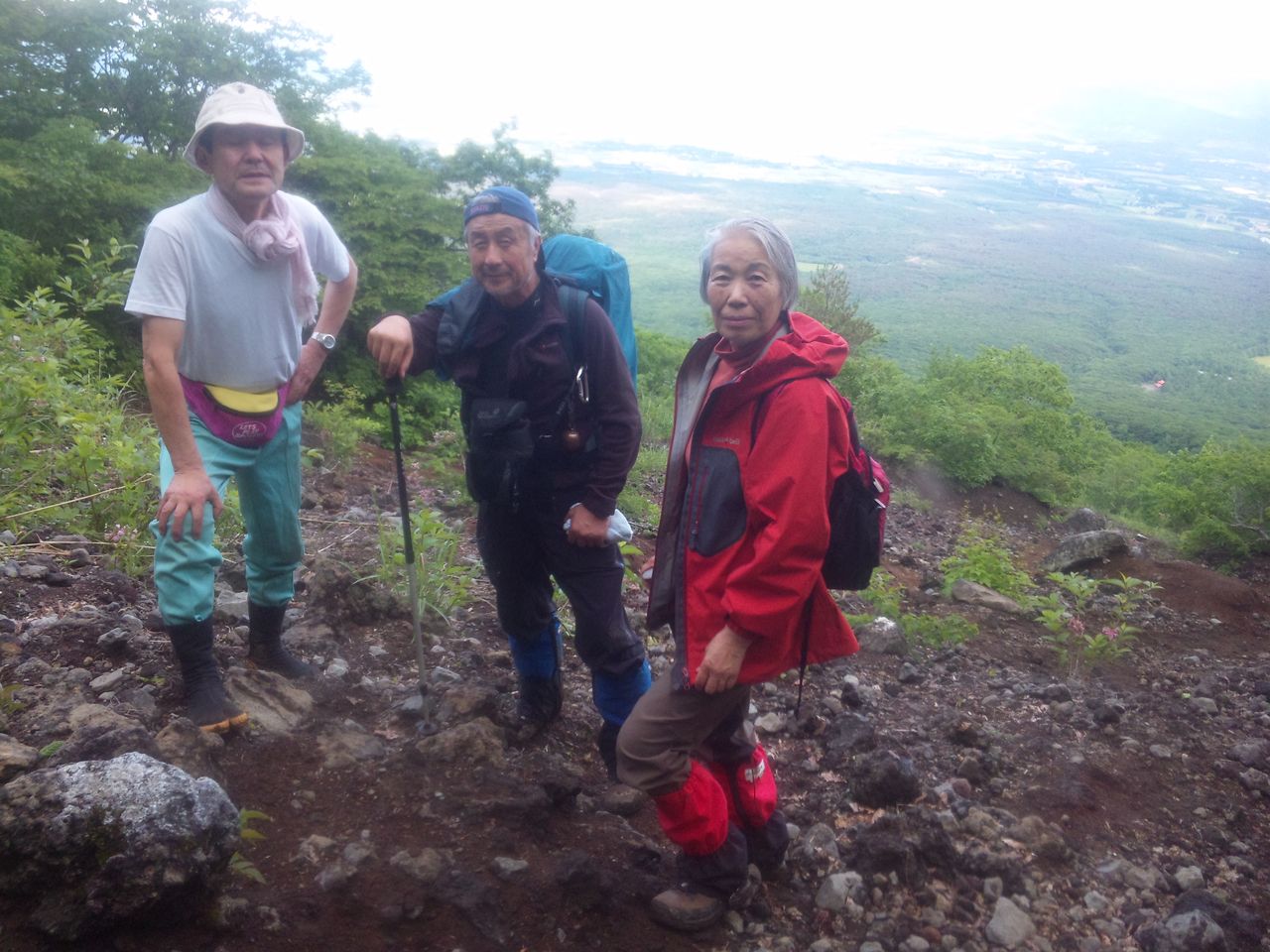 岩手山登山 白根葵が満開でした 画家 岩手山登山 白根葵が満開でした 画家